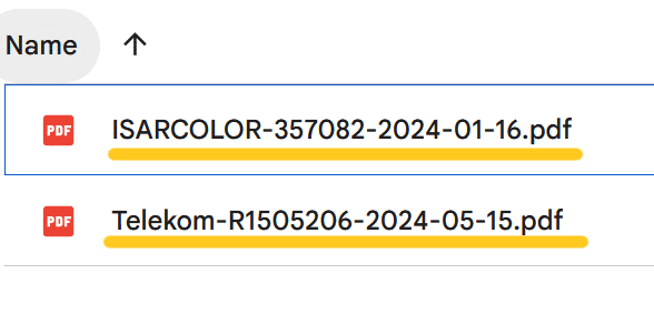 Trade-In Xerox Drucker 2 Automatische Dateibenennung