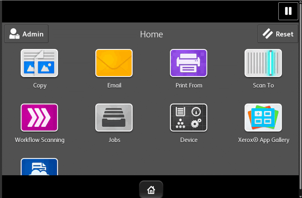 Trade-In Xerox Drucker 1 Xerox User Interface