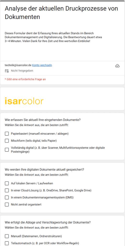 Druck- und Dokumentenprozesse optimieren